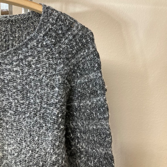 Helmut Lang Pullover Sweater Medium Grey Extra Long Sleeves Wool Alpaca Blend - Picture 2 of 7